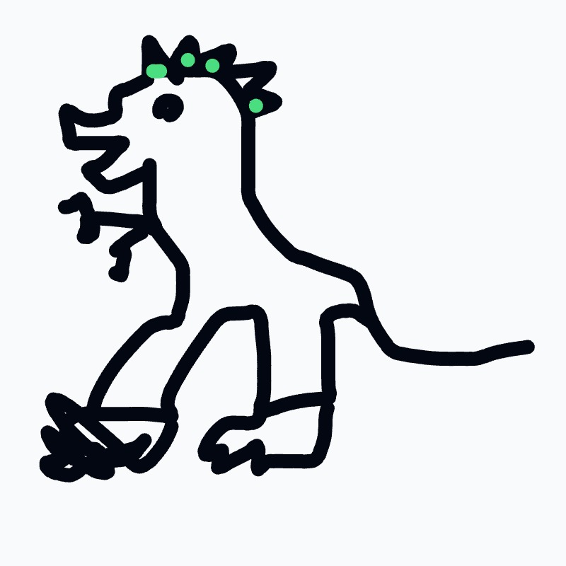 A%20cartoon%20dinosaur%20standing%20on%20four%20legs%20with%20a%20long%20neck%2C%20spiky%20head%2C%20and%20a%20big%20open%20mouth.