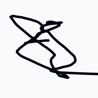 A drawing of a bird with a long tail.